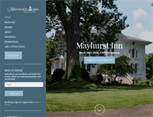 Tablet Screenshot of mayhurstinn.com